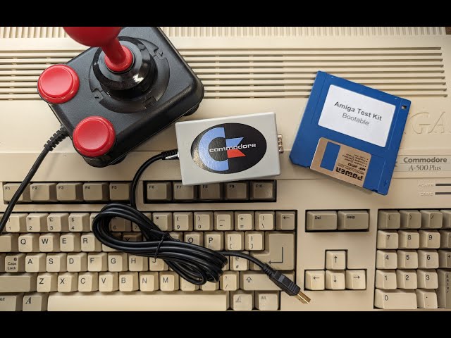 Competition Pro USB Joystick PCB as an Amiga to USB converter.  Emulation Hero!