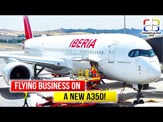 TRIP REPORT | First Time on the A350 Business Class! | IBERIA Airbus A350 | London to Madrid