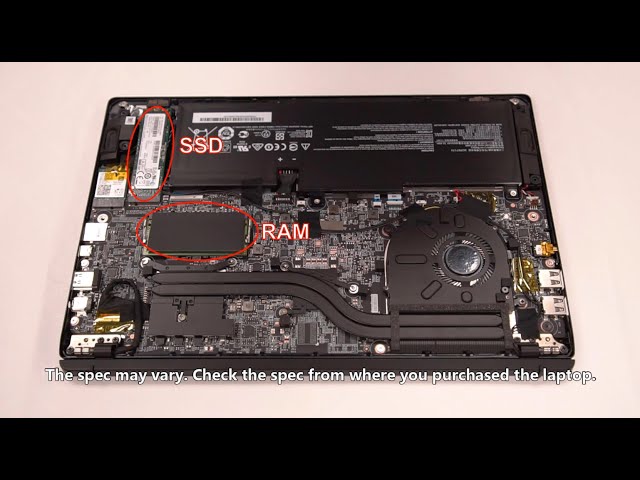 MSI Modern 14 B/Summit B14 Series SSD & RAM Upgrade Tutorial