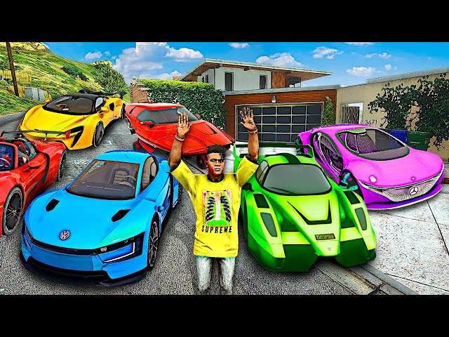 Collecting SEPTILLIONAIRE Supercars In GTA 5!