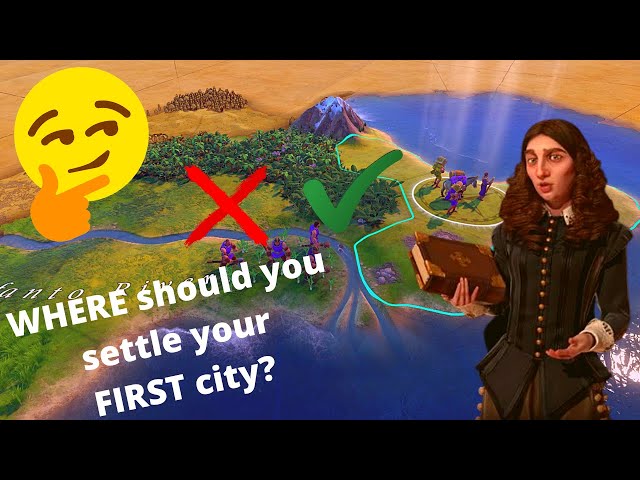 WHERE to SETTLE your CAPITAL in Civilization 6!