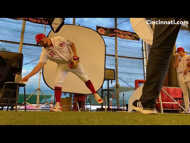 Behind the scenes at Cincinnati Reds picture day 2023 | Timelapse