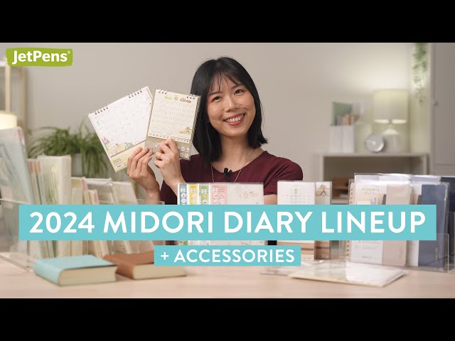 2024 Midori Diary Lineup + Accessories ✨📓