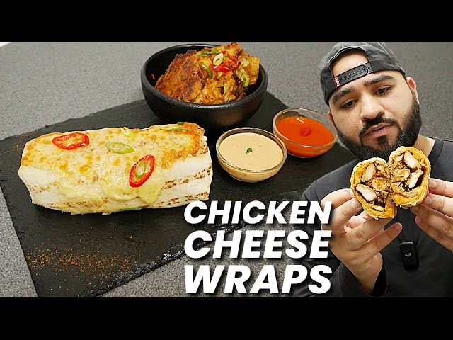 Chicken & Cheese Wrap | You Won't Be Able to Resist!