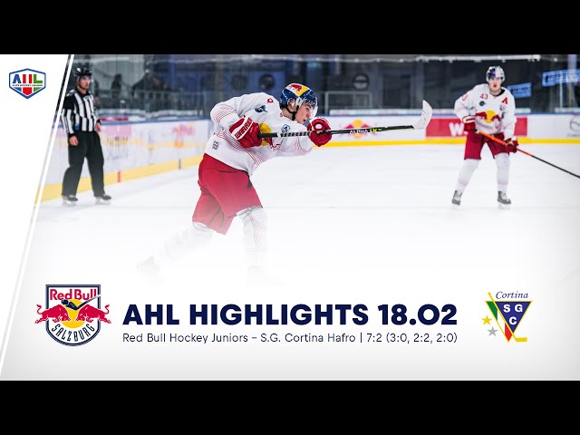 AHL Highlights | Red Bull Hockey Juniors vs. Cortina | 18.02.23