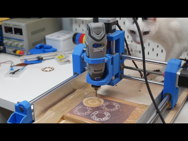LIVE: Milling PCBs with DIY Dremel CNC