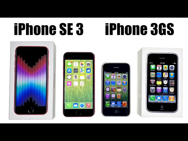 iPhone 3GS vs iPhone SE 3 2022 - iOS 6 vs iOS 16 SPEED TEST in 2022