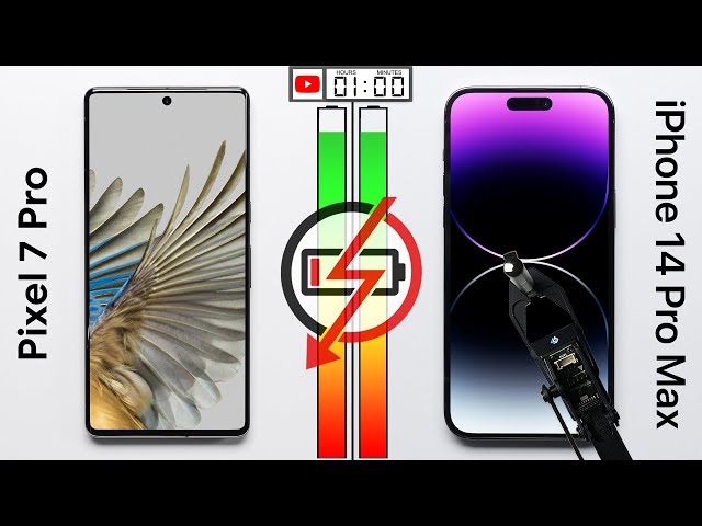 Google Pixel 7 Pro vs. iPhone 14 Pro Max Battery Test
