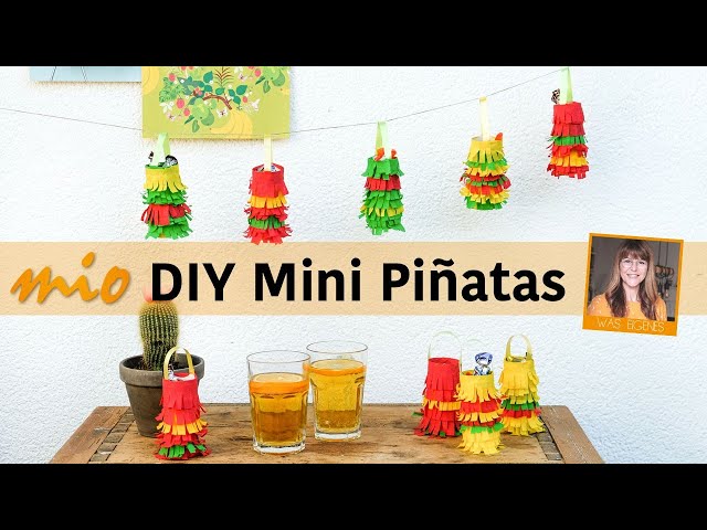 Mini-Piñatas - mit Bine von "was eigenes"
