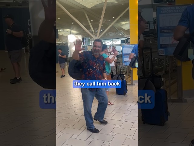 Dad who’s afraid of flying gets epic surprise ❤️