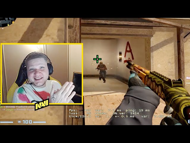 s1mple plays fpl only with "shit" guns! | csgo