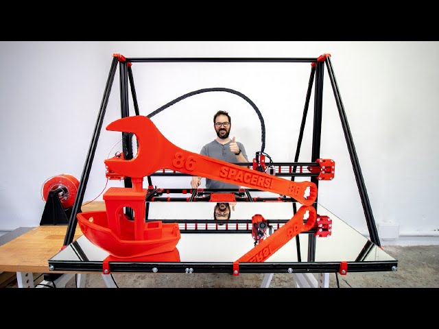 GIANT 3D PRINTER FROM SCRATCH MkIV - BIGGER!