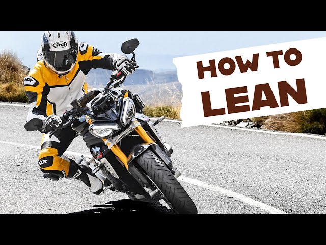 How to use Counter Steering to Lean and Turn Your Motorcycle