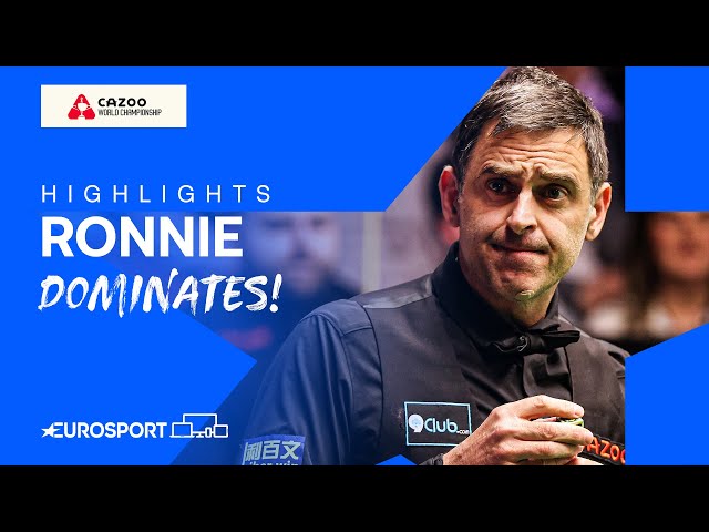 Ronnie O'Sullivan in cruise control vs Jackson Page 🤩 | 2024 World Snooker Championship Highlights