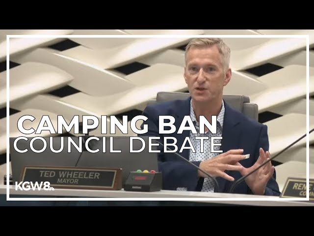 Portland City Council debates homeless camping bans