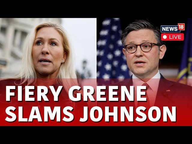 Speaker Johnson LIVE | GOP 'Rebels' Declares War On Johnson | Marjorie Greene Vs Johnson | N18L