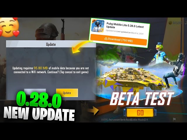 PUBG MOBILE LITE NEW UPDATE 0.28.0 😍 | BETA TEST INVITATION | ALL PROBLEM FIX ✅ AND NEW FEATURES 😱 |