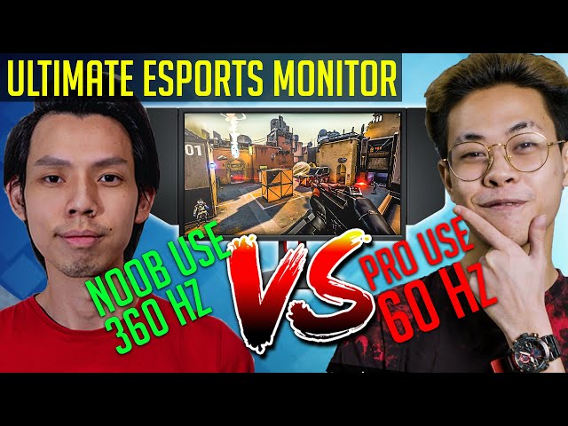 60Hz vs 360Hz Ultimate Gaming Monitor! | Zowie XL2566K