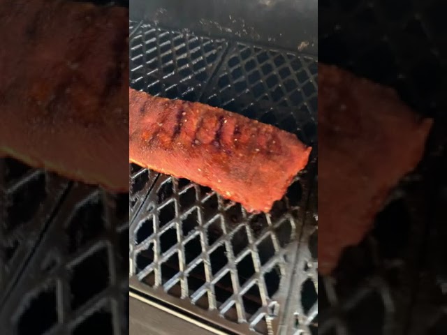 St. Louis Style Ribs on the smoker