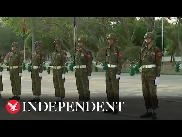 Live: Myanmar troops march in parade to mark Armed Forces Day