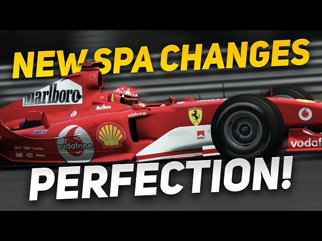The new Spa changes are great! // Ferrari F2004 // Assetto Corsa