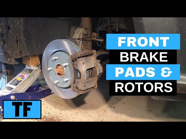 How To Replace 2012 Dodge Grand Caravan FRONT Brakes Pads & Rotor Replacement | Step By Step