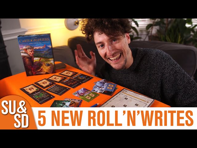 Our 5(6?) Favourite New Roll'n'Write Games
