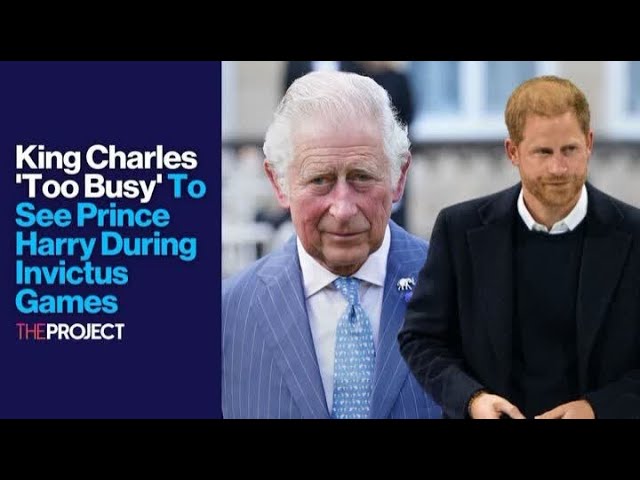 King Charles 'Too Busy' To See Prince Harry During Invictus Games