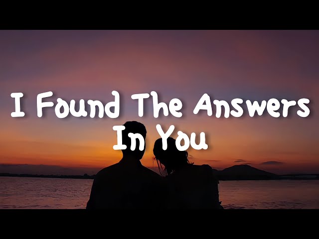 Loving Caliber - I Found The Answers In You (lyrics) ft. Mia Niles
