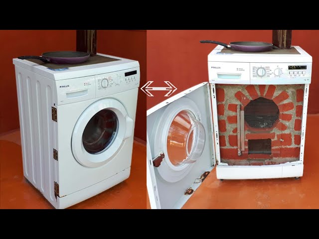 Şimdiye Kadarki En Mükemmel Dış Mekan Soba Fikri | Eski Bir Çamaşır Makinesi Geri Dönüşüm