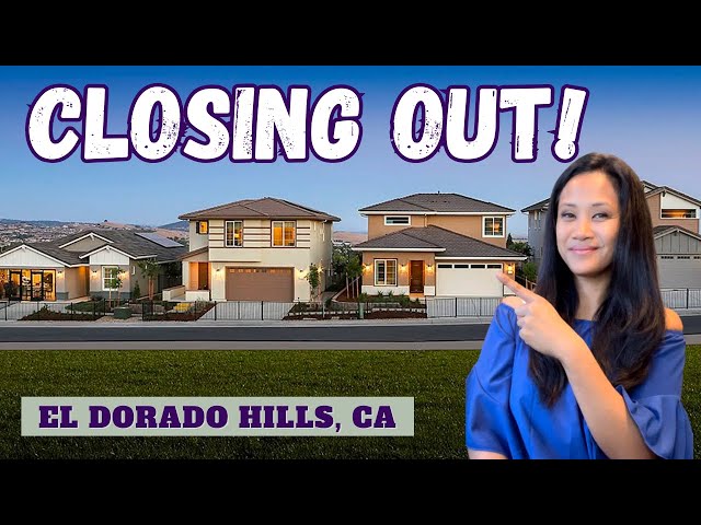 Close Out Community in El Dorado Hills, California | New construction homes tour