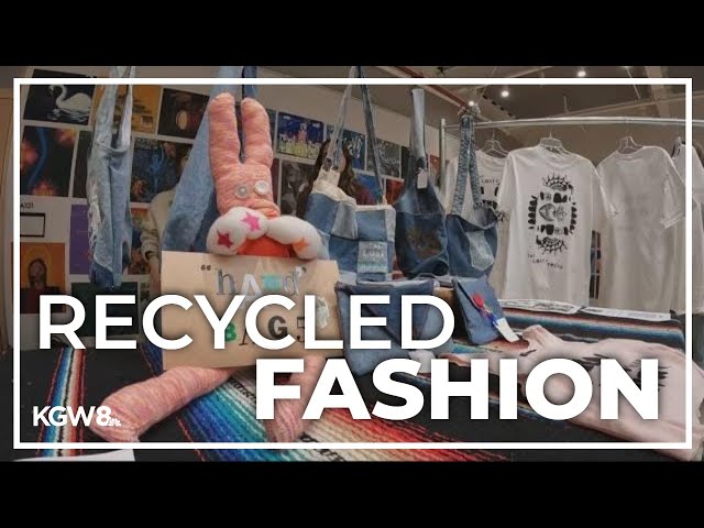Grant High School students try their hands at ‘recycled fashion’