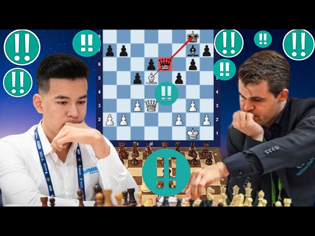 Modern Chess Game :02 | Magnus Carlsen vs Nodirbek Abdusattrorov, chess Grandmaster