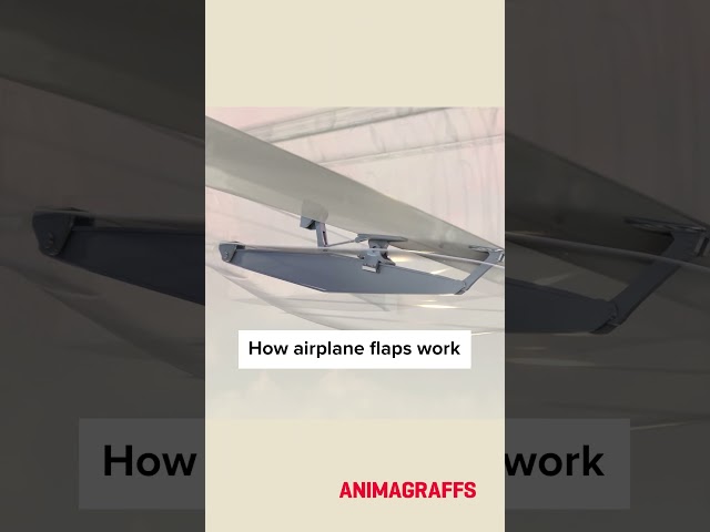 How airplane flaps work