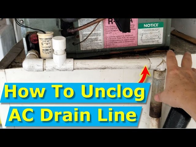 How to Unclog AC Drain Line Fast (3 Seconds), Avoid Repairman