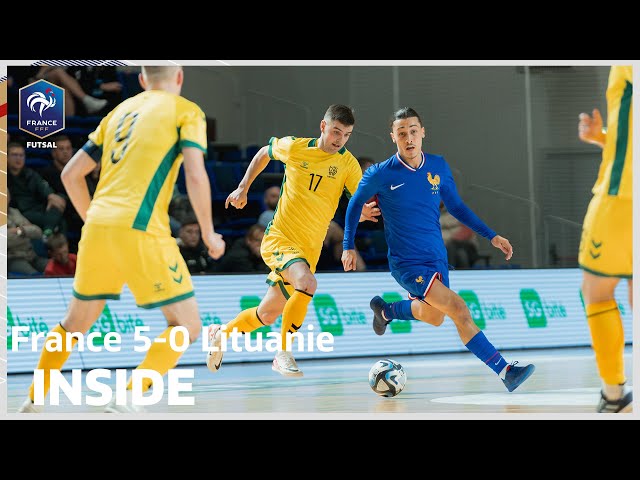 Images exclusives de la victoire face à la Lituanie (5-0)