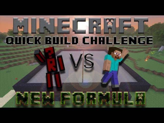 Minecraft Quick Build Challenge - New Formula! (1v1 on Voice, Bonus Ep!)