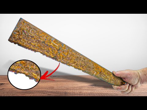 I Restore This Wretched Rusted Machete To An Amazing Finish