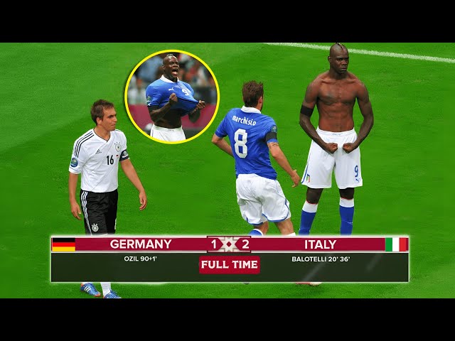 The Day Mario Balotelli Singlehandedly Destroyed Germany in the EURO Semifinals