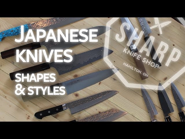 Types of Japanese Knives - Which is right for you!?