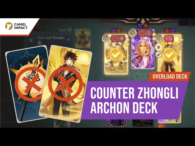 Razor Overload | Counter Zhongli Archon Deck - Genius Invocation TCG