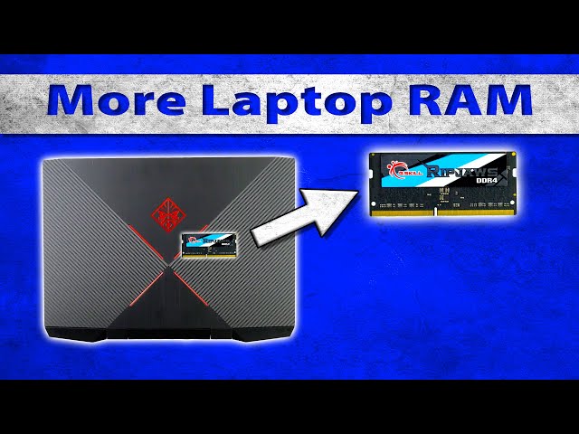 How to upgrade your laptop RAM : Example with HP Omen 2019 Laptop.