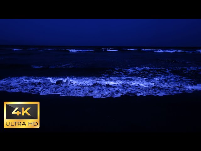 Ocean Sounds For Deep Sleep 4K | Stop Thinking Too Much, Melatonin Release To Deep Sleep Instantly