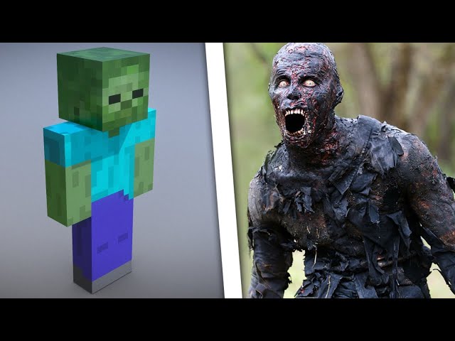 MINECRAFT IN REAL LIFE (characters, items)