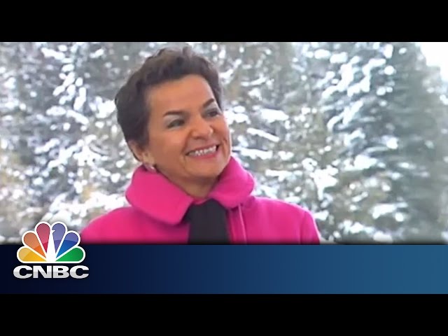 UN Optimistic on Climate Change | Davos 2015 | CNBC International