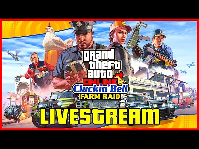 GTA 5 Online | SOLO Cluckin Bell Farm Raid and Other Shenanigans | OddManGaming Livestream