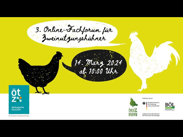 ÖTZ-Fachforum für Zweinutzungshühner 2024 | Tag 2, 14. März 2024