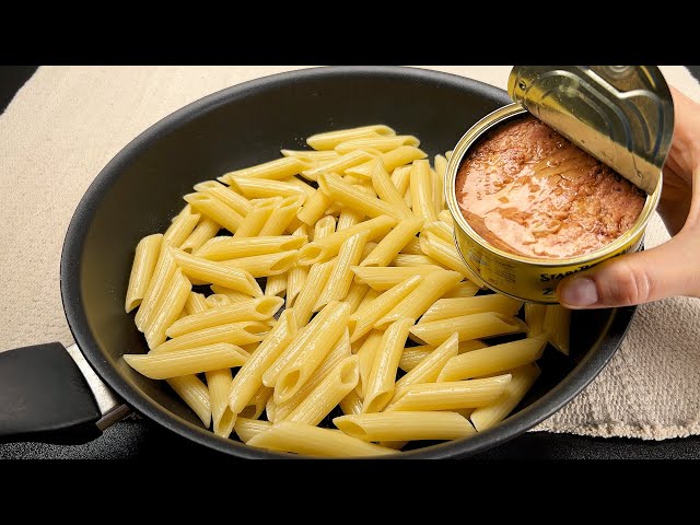 Do you have pasta and canned tuna at home ❓ Simple and delicious recipe