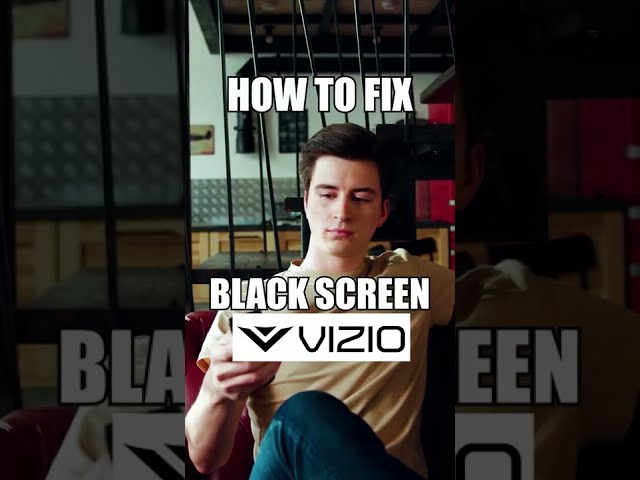 Black Screen on a Vizio TV? Do this! 📺 #Shorts