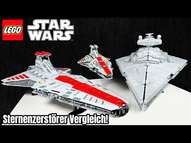 4€ vs 650€ LEGO Star Wars 'Sternenzerstörer' Vergleich: Venator & Imperial aus den letztem Jahren...
